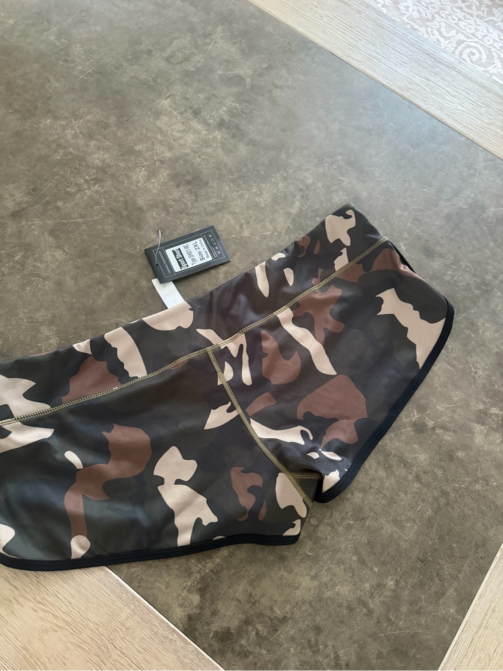 Women’s.  Camo Athletic Shorts - Brown Camo